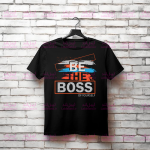 برچسب حرارتی DTF طرح نوشته Be The Boss