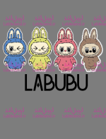 برچسب حرارتی طرح لبوبو| دی تی اف - تصویر 3